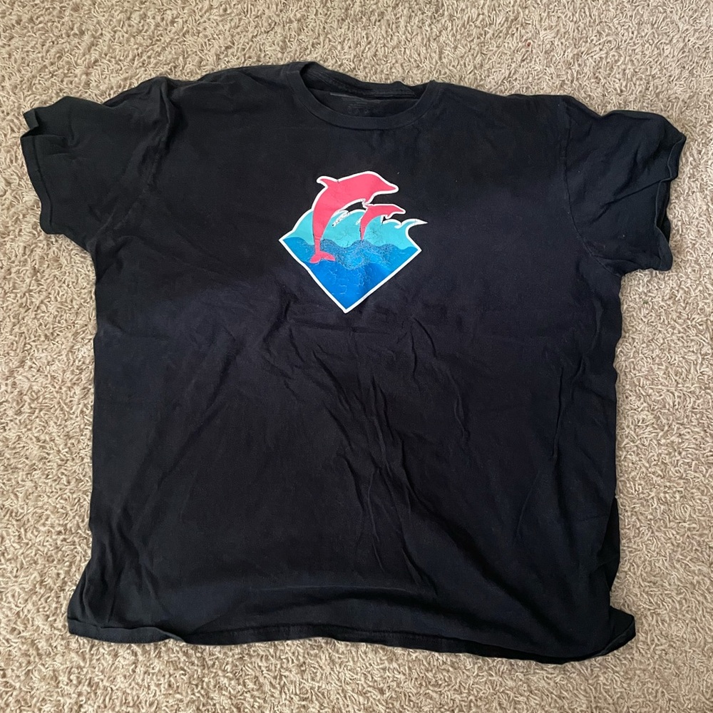 Pink Dolphin Graphic Tee